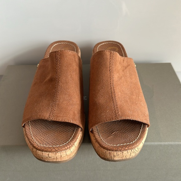 Circus brown suede cork platform sandle - Picture 2 of 7